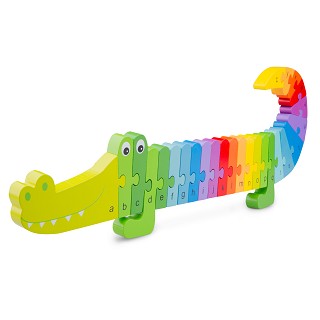 Alfabet puzzel - krokodil